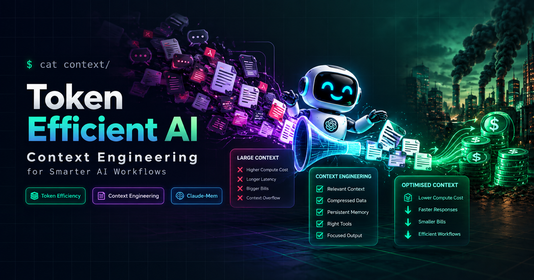Token Efficient AI and Context Engineering